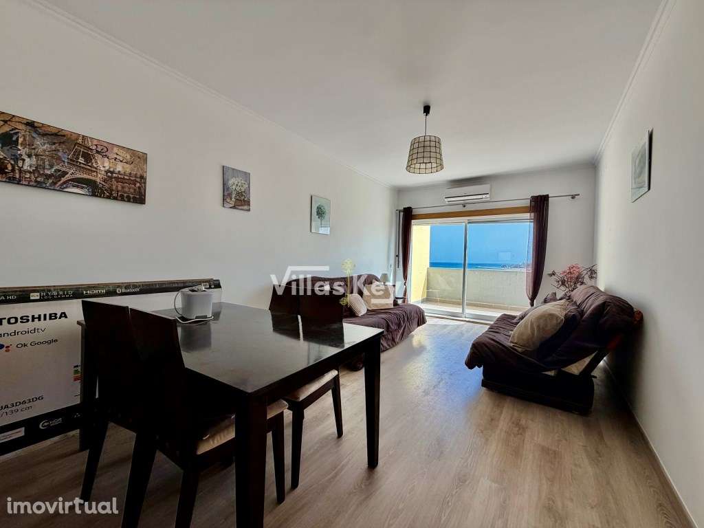 Arrendamento ao ano, Apartamento T1, com vista mar, garagem,piscina... - Grande imagem: 5/25