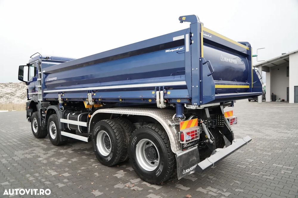 MAN TGS 41.480 / 8x6 / BASCULANĂ SPATE / MANUAL / NOU NOU / KH-KIPPER / - 16