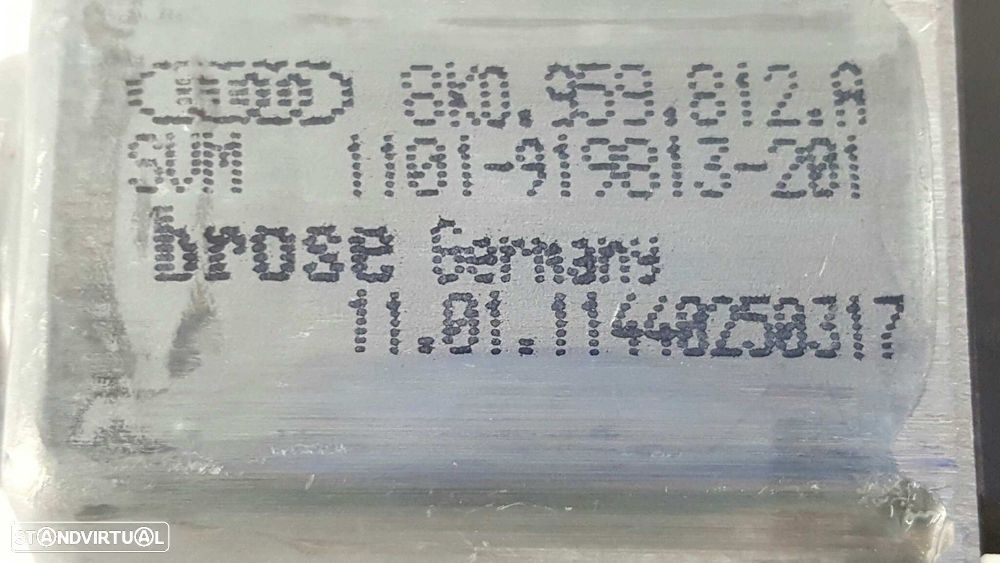 MOTOR ELEVADOR TRASEIRO DIREITO SKODA SUPERB COMBI (3T5) COMFORT - 4