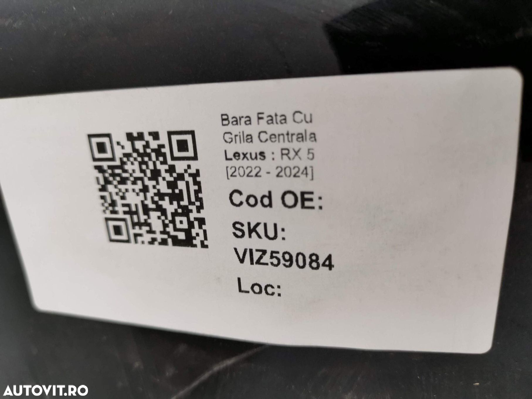 Bara Fata Cu Grila Centrala Lexus  RX 5 [2022 - 2024] V-Sport Original - 8
