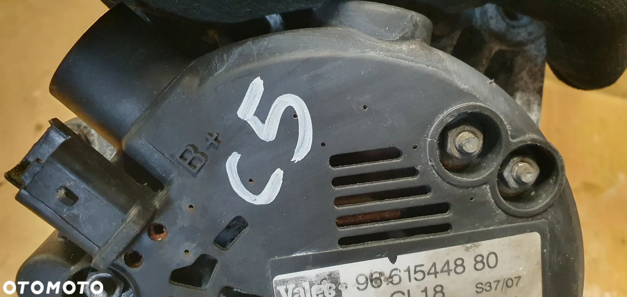 Alternator prądnica Citroen C5 2.0 HDI 9661544880 - 10