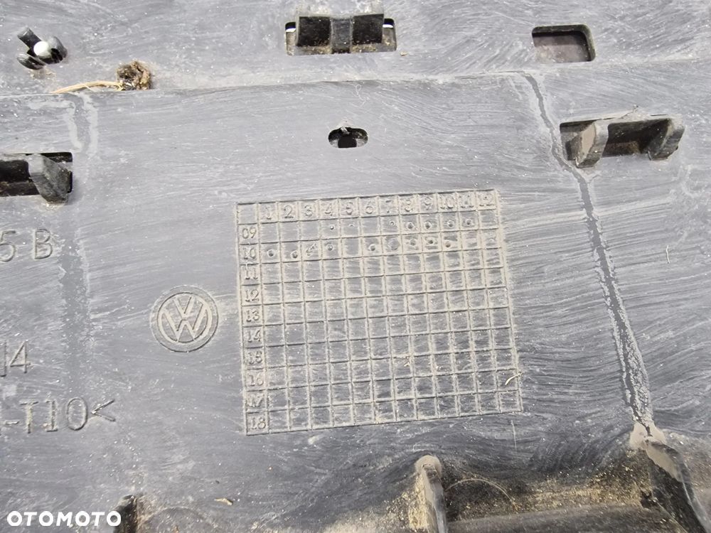 VW POLO V 6R0 R-LINE 09-12 OSŁONA / DOKŁADKA POD ZDERZAK / SPOJLER ZDERZAKA PRZEDNIEGO PRZÓD, NR 6R0805915B , NR AUKCJI OSŁ757 - 7