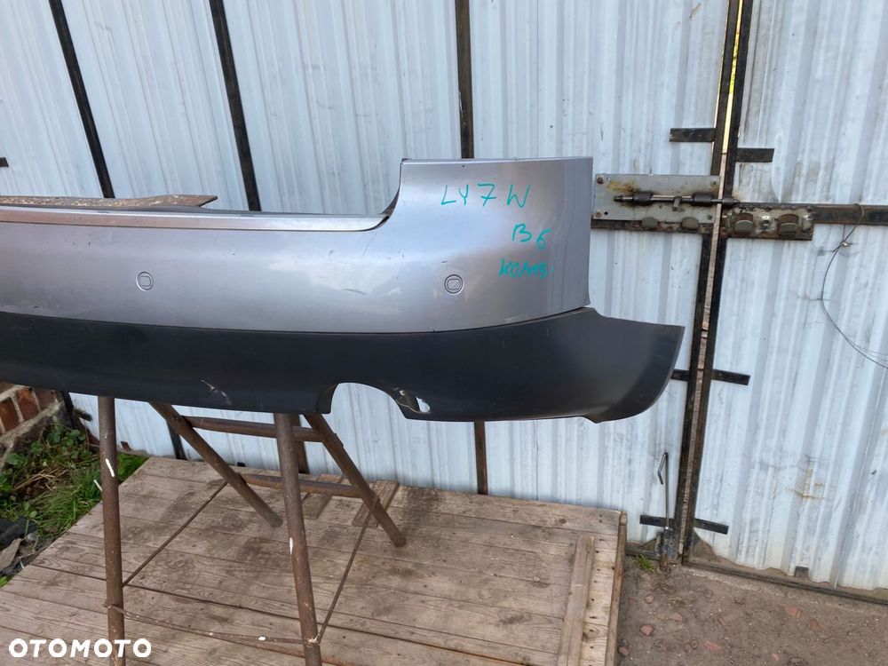 zderzak tył audi a4 b6 kombi ly7w 2 rury - 5