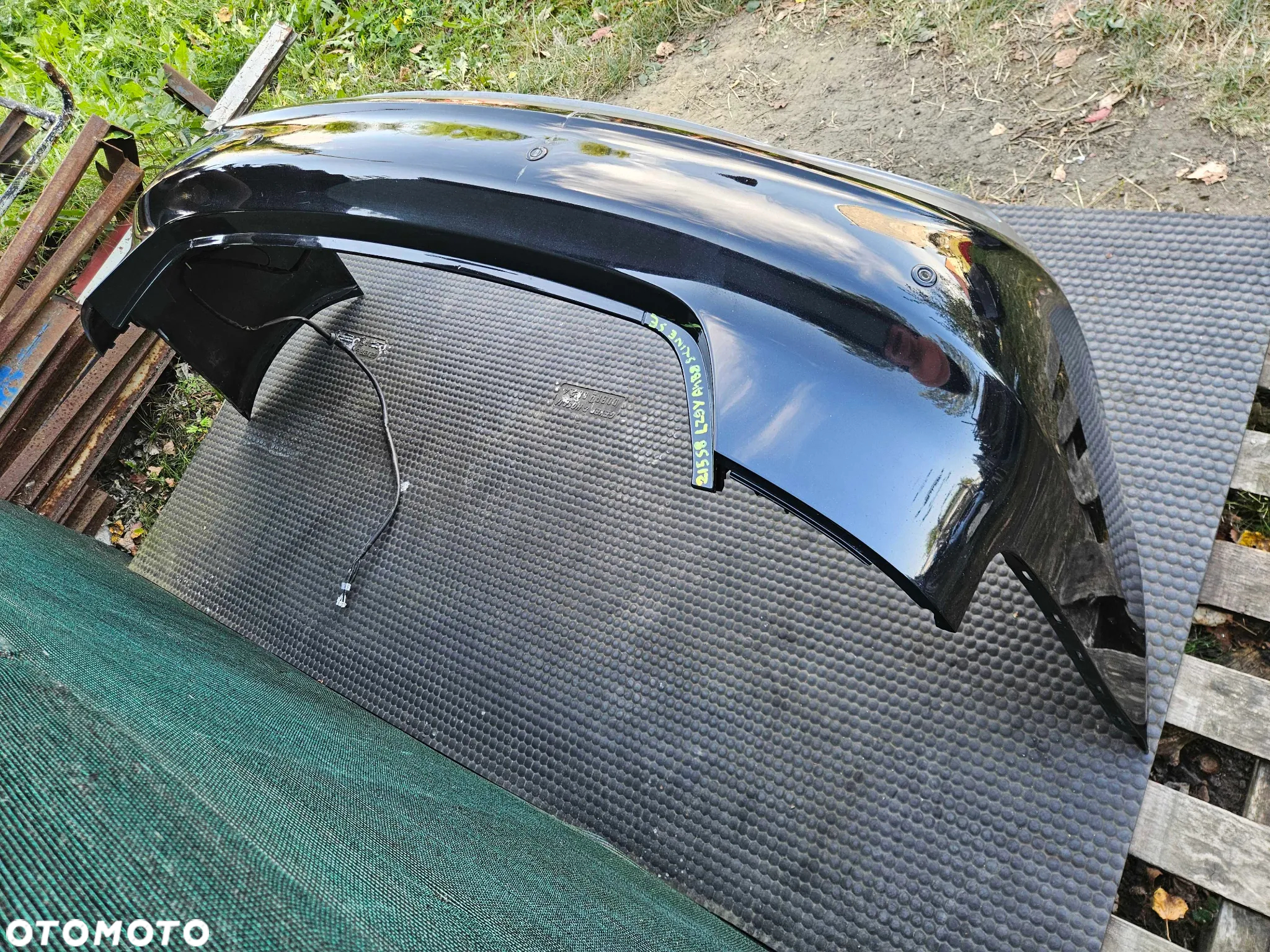 Zderzak Tyl Tylny S-Line Czarny LZ9Y Dyfuzor Czujniki PDC Audi A4 B8 Sedan 08r - 19