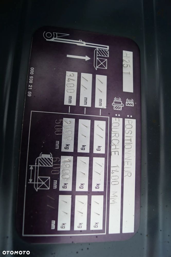 Linde H25T Wózek widłowy Gazowy Duplex - 23