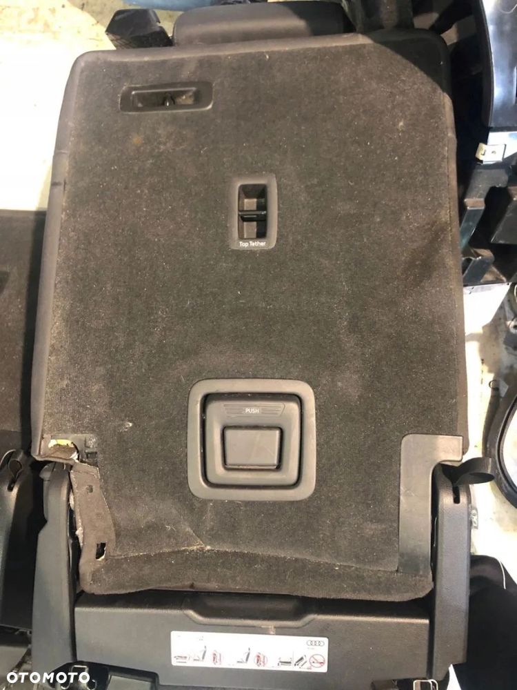 FOTELE KANAPA TYŁ SKÓRA AUDI Q7 4M 7-OSOBOWE GRZANE - 14