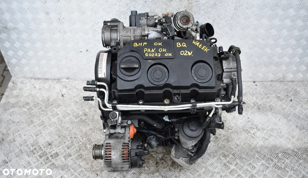 SILNIK KOMPLETNY BMP 2.0 TDI 8V 140KM - VW GOLF V PASSAT B6 - 2