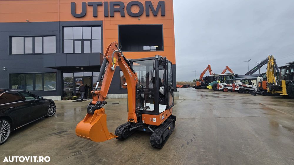 Hitachi ZX19-6, 2tone, 2026, EX DEMO 158h, LAMA, cupla rapida+cupa ingusta+cupa lata+cupa taluz, inst picon, latime 0,8m, latime cu senile extinse 1,2m, ad sapare 2,8m, ridica 1t, produs in JAPONIA, posibilitate leasing 4 ani-PROMOTIE 23900 EUR+Tva - 1