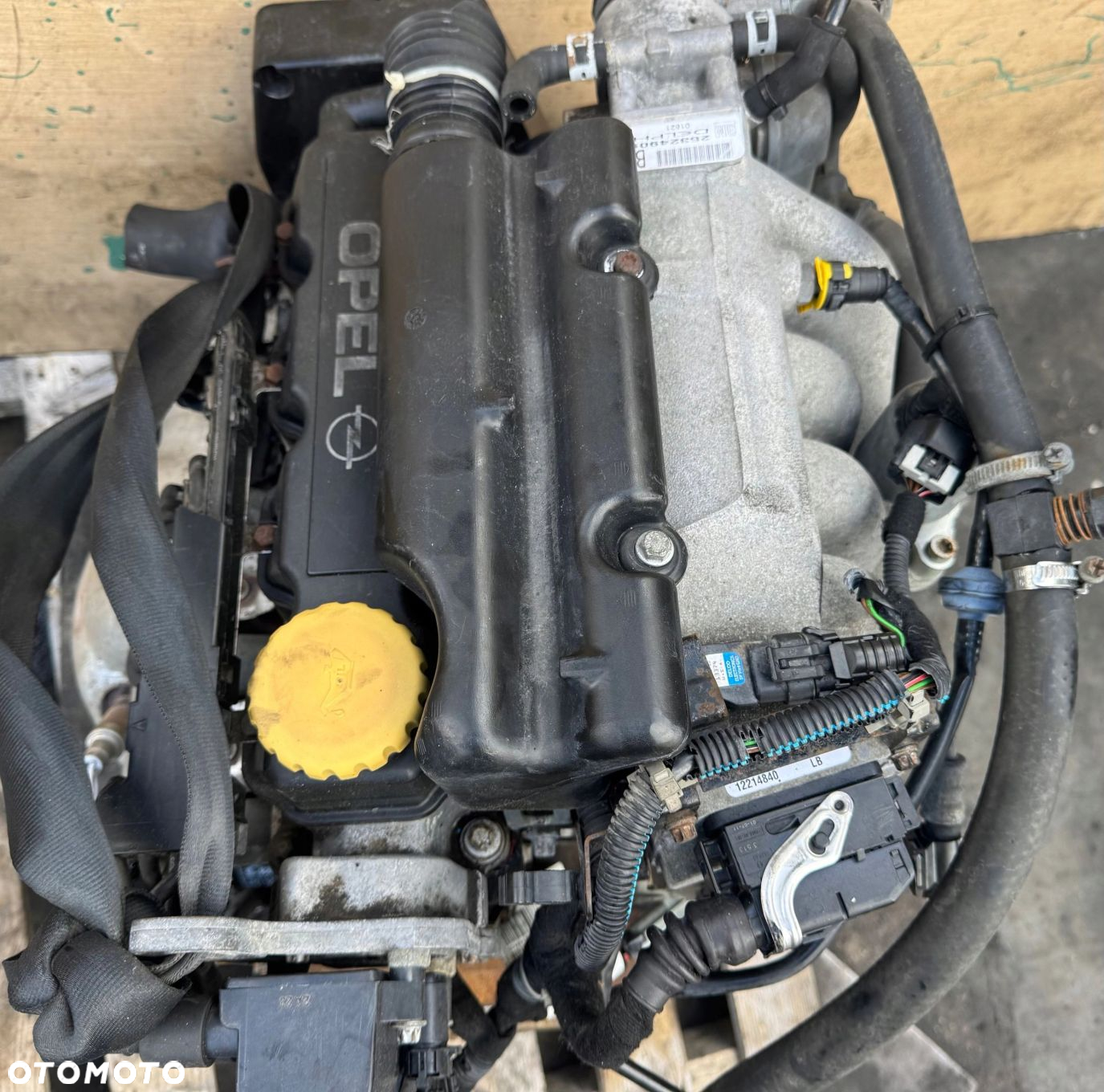 SILNIK KOMPLETNY OPEL MERIVA 1.6 8V Z16SE COMBO MERIVA ASTRA 06r SPRAWDZONY - 4
