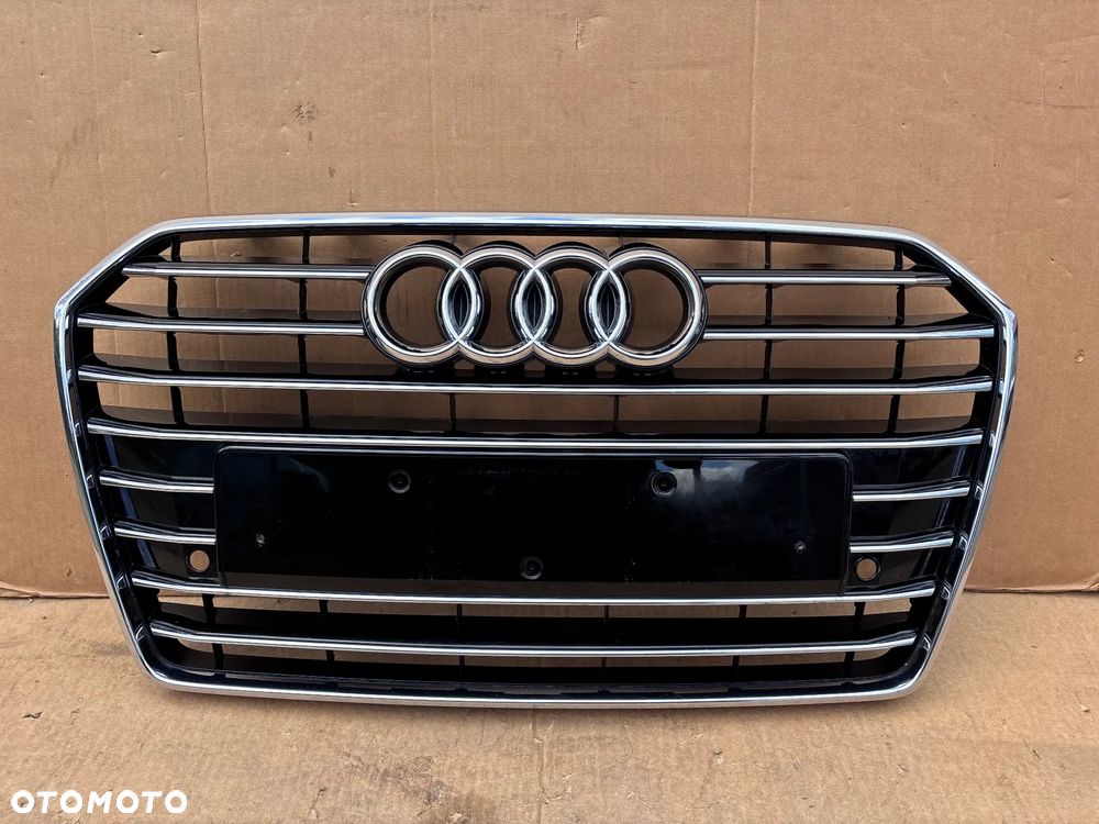 Audi A6 4G C7 Lift 4G0 Znaczek Oryginalna Atrapa Grill Zderzaka Przedniego Przednia 4G0853651AE 4G0853651AF 4G0853653K PDC Pod Czujniki Parkowania - 1