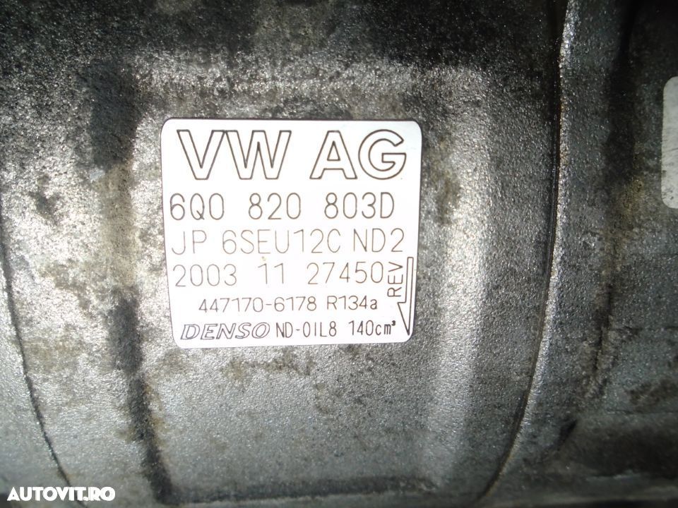 Compresor Clima Volkswagen Polo 1.4 TDI din 2003 - 2