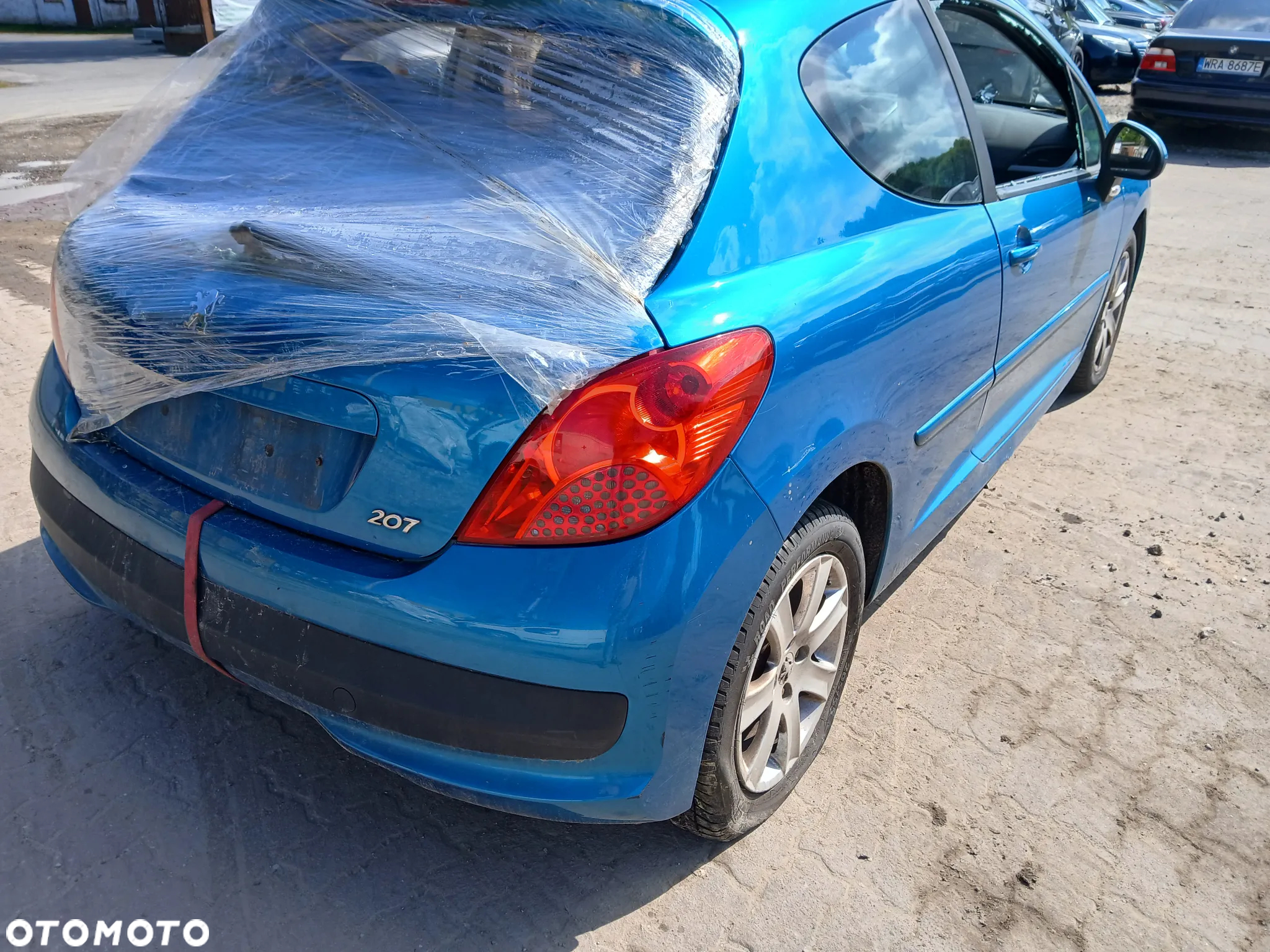 peugeot 207 KMU maska pokrywa silnika klapa bagażnika zderzak lampa reflektor pas przedni stop - 4