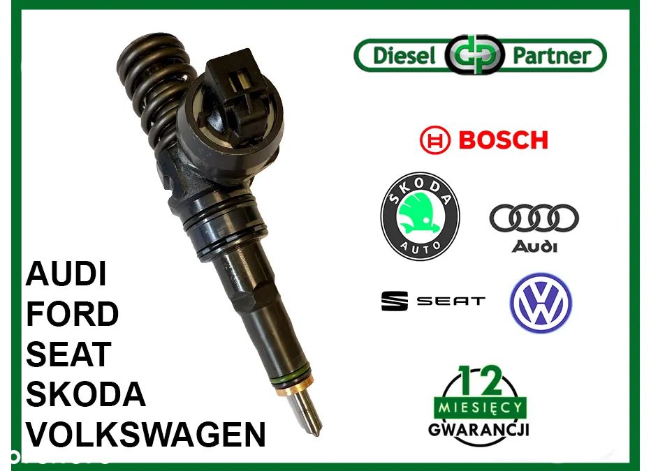 Bosch 038130073BA 0414720216 pompowtryskiwacz do AUDI FORD SEAT SKODA VOLKSWAGEN - 1