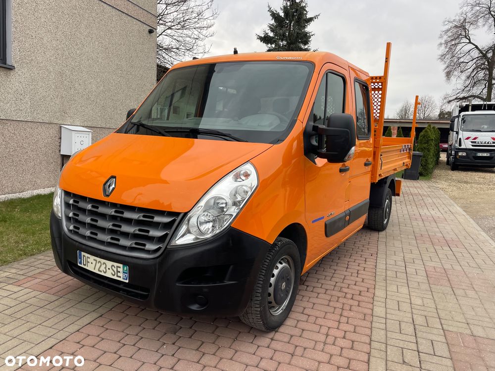 Renault Master Wywrotka Brygadówka  Dubel kabina  7 osób Mega Stan !!! - 4