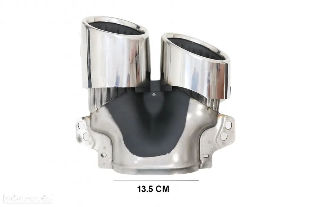 Difusor com Ponteiras Mercedes GLB X247 SUV (2020 em diante) Look 45 S - 11