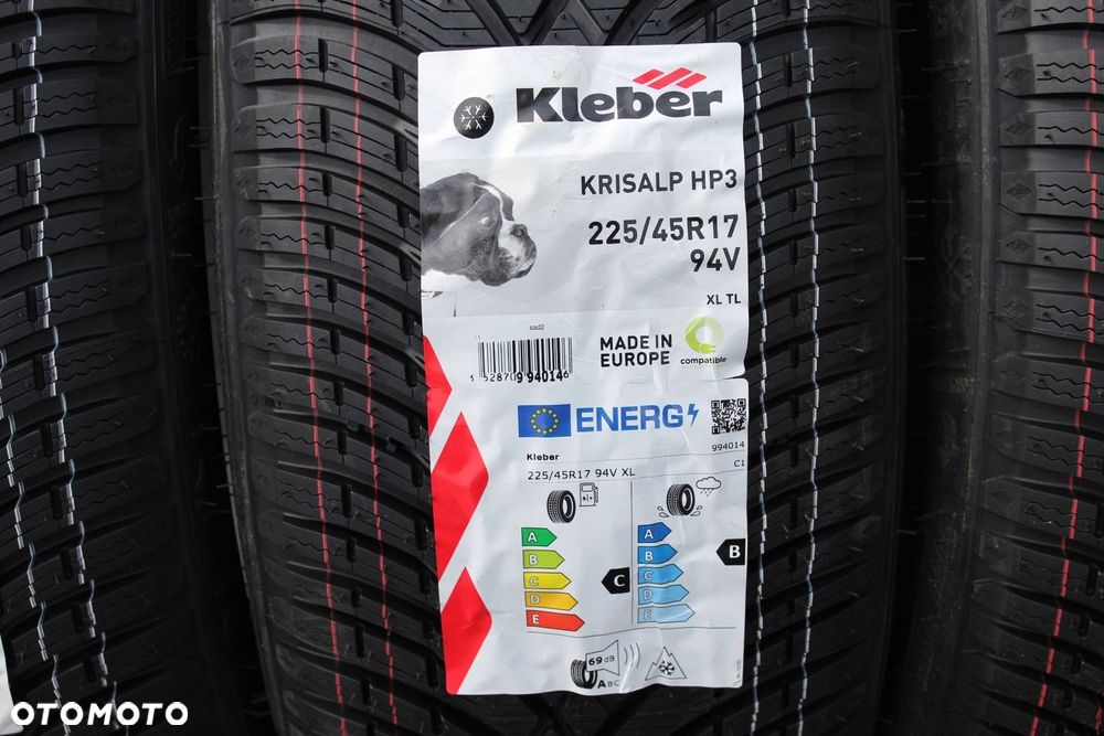 ORYG OPEL ASTRA L 17cali 5x108 ET44 KLEBER 225/45 - 13