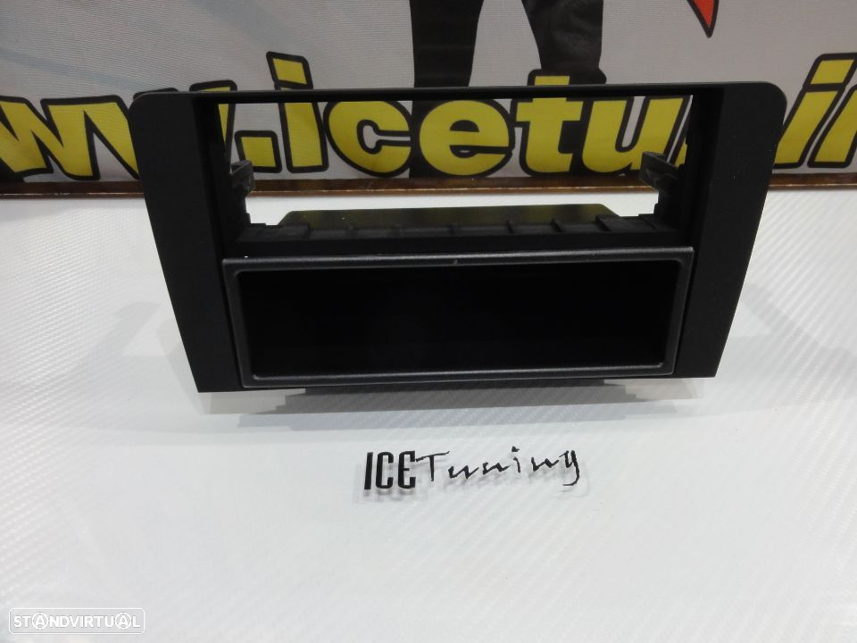 Frente adaptadora para radio universal 1 ou 2 / duplo DIN com gaveta para audi A3 8P 2003-2013 - 4