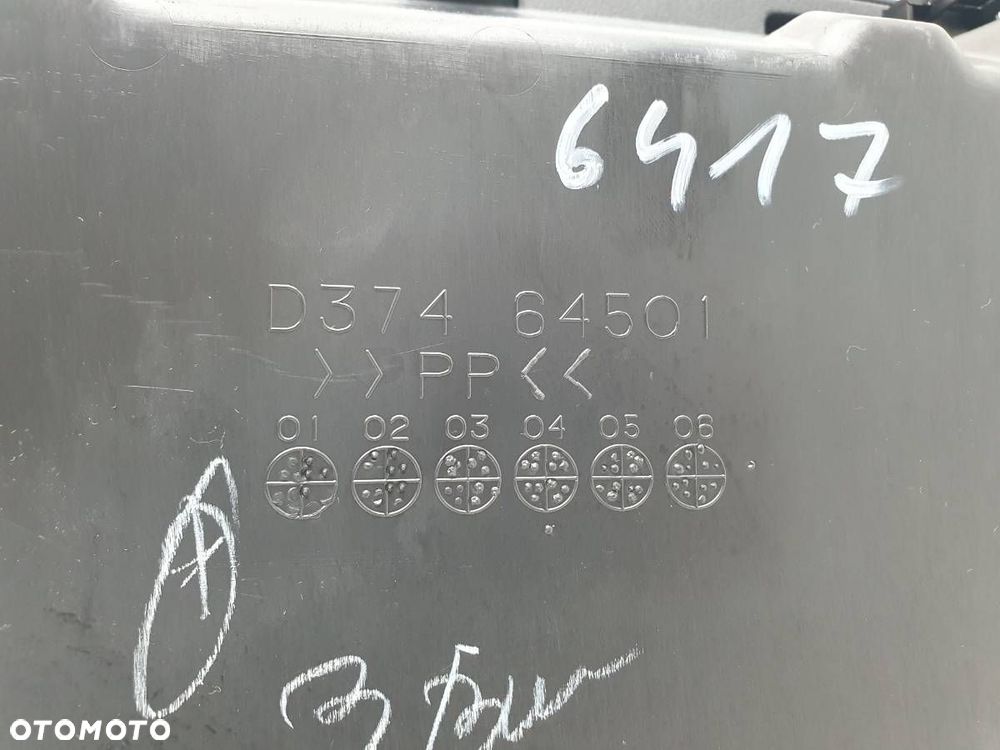 SCHOWEK KONSOLI DESKI GÓRNY MAZDA 2 DY D37464501 EUROPA - 6