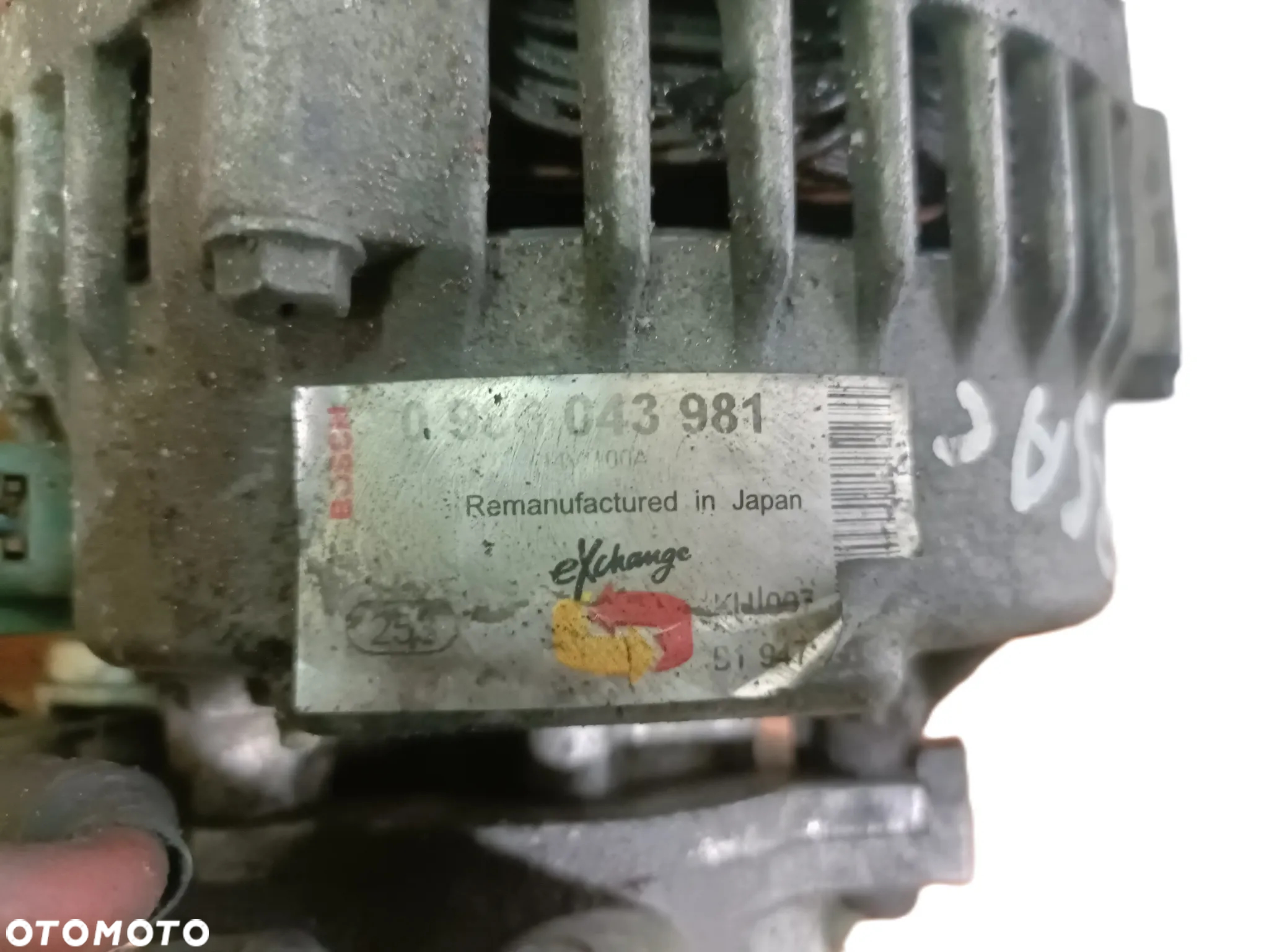 OPEL CORSA C 00-06 1,7 CDTI ALTERNATOR BOSCH 0986043981 * - 5