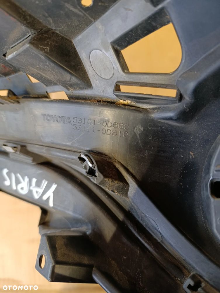TOYOTA YARIS III 3 LIFT GRILL ATRAPA ZDERZAKA PRZÓD 53101-0D660 - 7