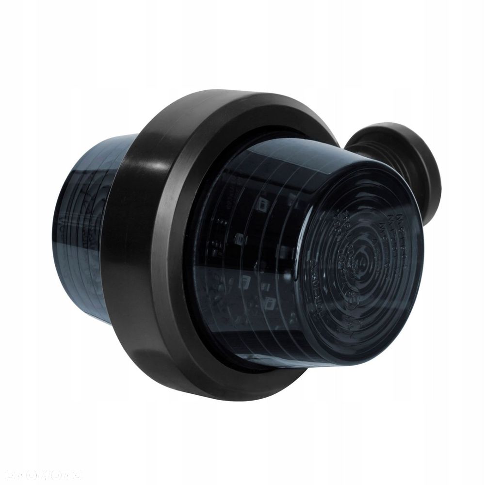 LAMPA OBRYSOWA LED KRÓTKA POMARAŃCZOWO - CZERWONA 12/24V - 4