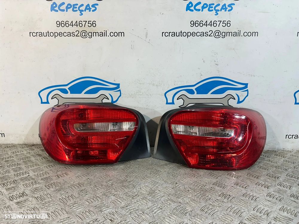.Conjunto Farolins Tras Traseiros Esquerdo Direito Originais Mercedes Benz Classe A W176 2012 - 2018 - 7