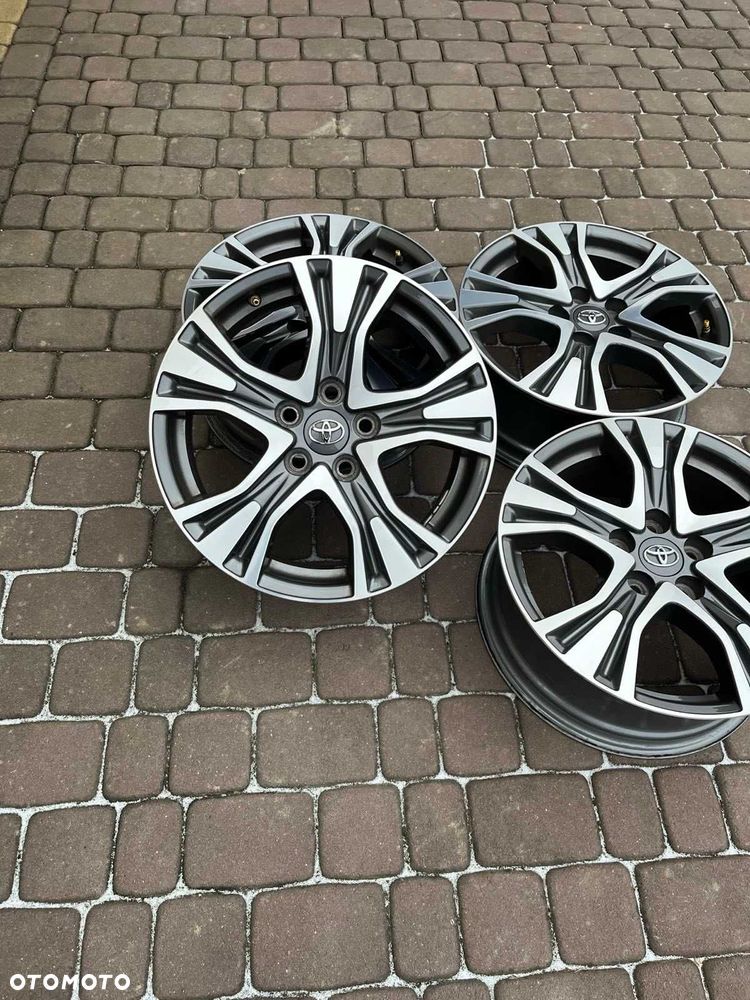 Oryginalne alufelgi Toyota 5x114,3 17 cali CZUJNIKI RAV4 BICOLOR - 3