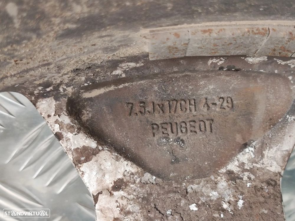 Conjunto de jantes 17 Savara originais Ronal Peugeot 3008 Mk1 7,5J ET29 4x108 - 8