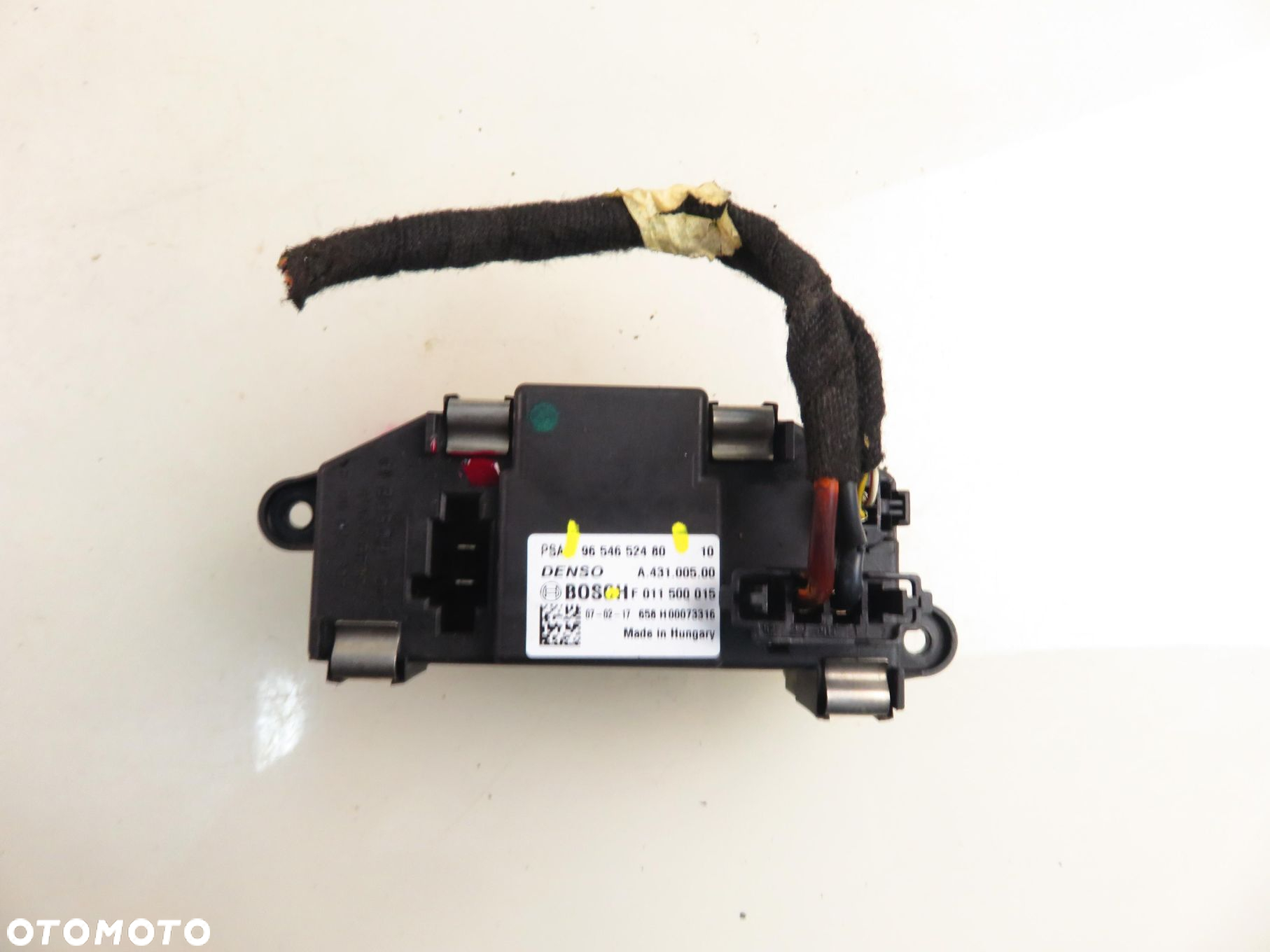 REZYSTOR DMUCHAWY CITROEN C4 Grand Picasso I 9654652480 F011500015 - 6