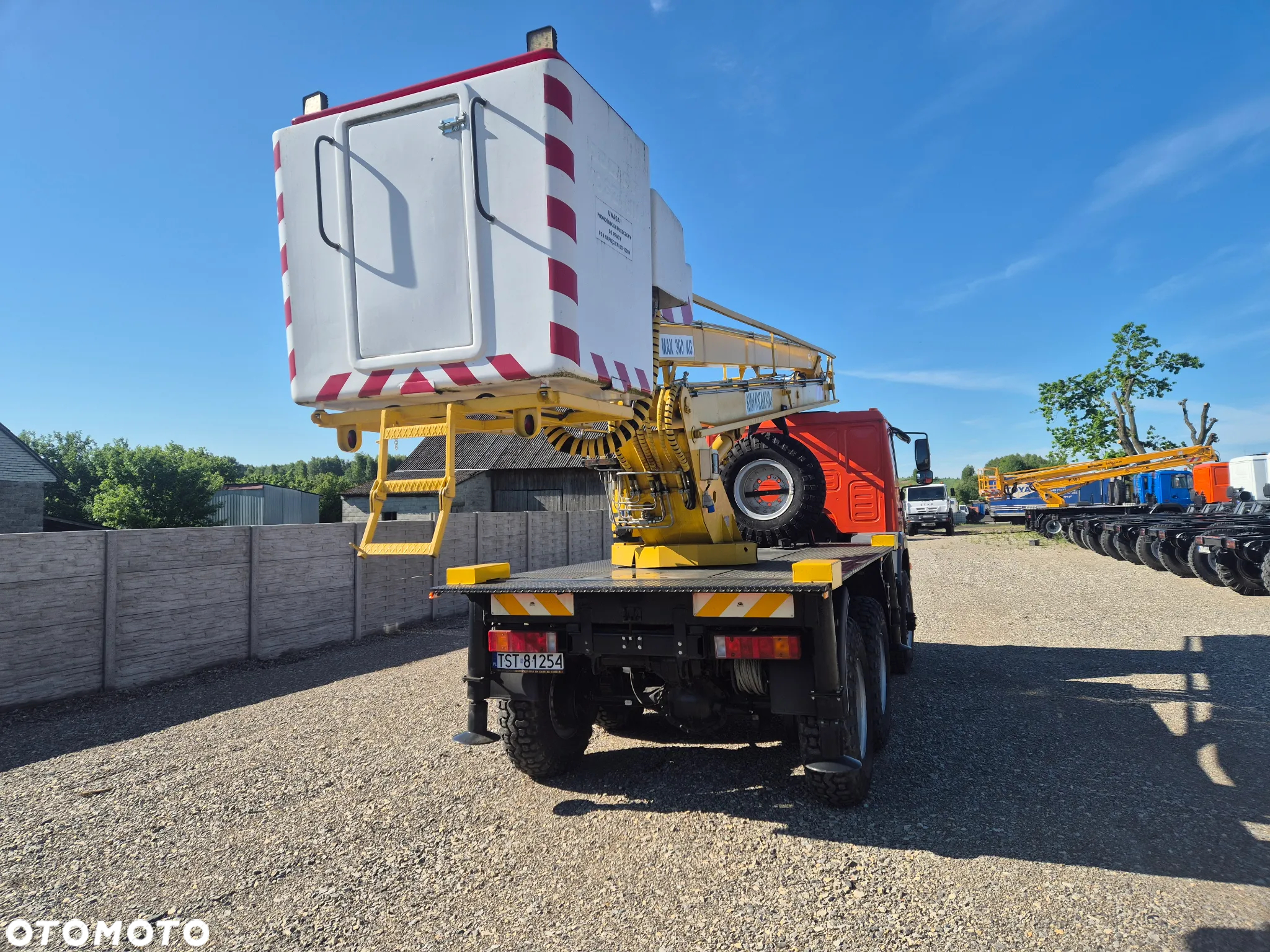 Star 266 M 6x6 MAN PODNOŚNIK KOSZOWY P-184HE KOSZ IZOLOWANY - 4