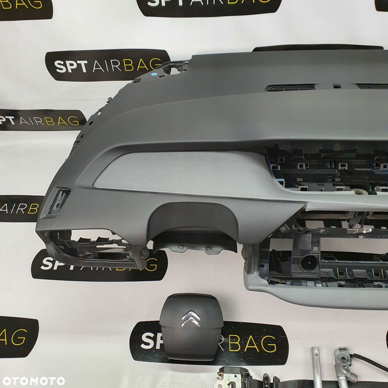 CITROEN C4 PICASSO DESKA ROZDZIELCZA KONSOLA KOKPIT PULPIT PODUSZKI AIRBAG AIR BAG PASY KIT SET - 2