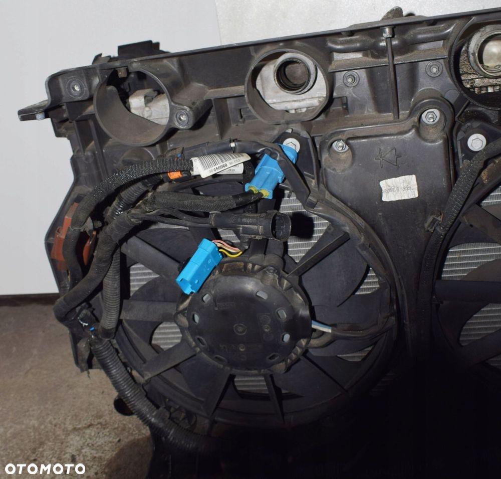 CITROEN C5 III X7 2.2 HDI LIFT PAS PRZEDNI WENTYLATORY CHŁODNICE - 4