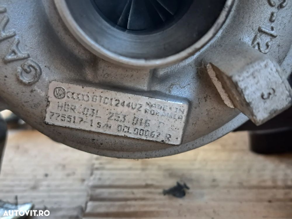 Turbina turbo turbosuflanta Garrett Originala VW Golf 6, Passat B7, Caddy, Jetta, Touran, Seat Ibiza, Altea, Leon, Skoda Octavia, Superb 1.6tdi CAY - 5
