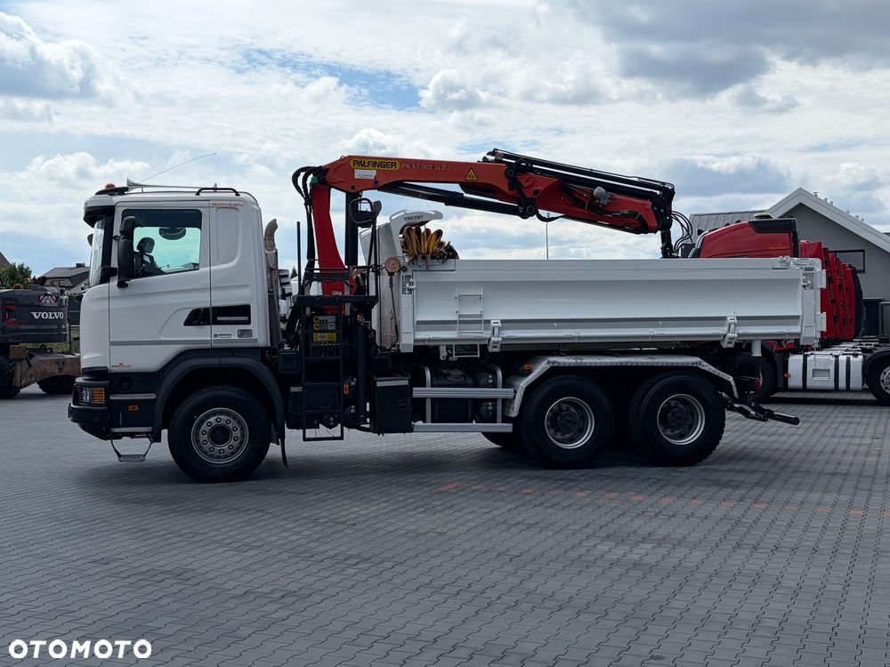 Scania P410 / 6x4 / EURO 6 / HDS / WYSUW x3 / ROTATOR / CHYWTAK / STEROWANIE RADIOWE / WYWROTKA / HYDROBURTA / AUTOMAT / KAMERA COFANIA / NAWIGACJA / NISKI PRZEBIEG / 2017 / SERWISOWANY / SPROWADZONY - 4