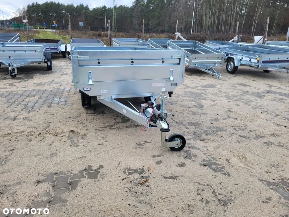 Neptun DOSTAWA! Przyczepa platforma wym. 302x151x40 SPAWANA! koła pod spodem N20-302 2 kps, wszystkie burty DEMONTOWALNE, DMC 2000kg GN275 - 8