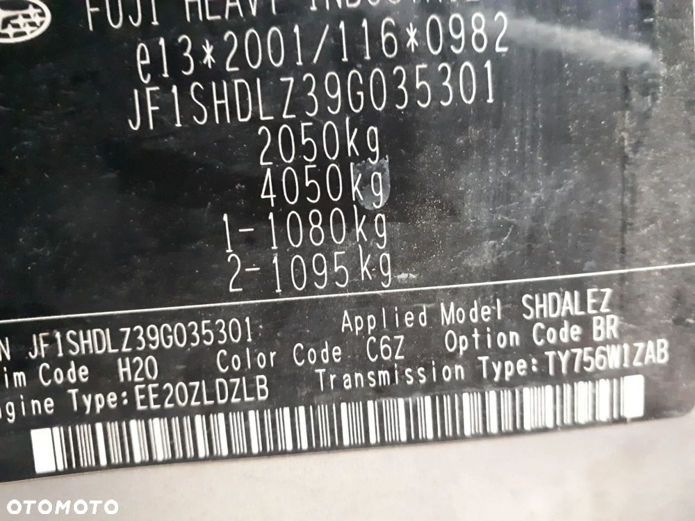 SUBARU FORESTER III SH 08-11 KLAPA TYŁ TYLNA C6Z - 35