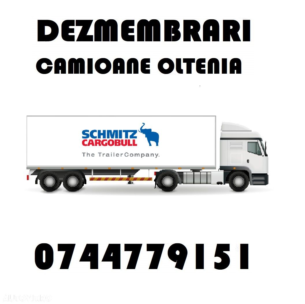 Piese Dezmembrari Semiremorca , bena ( basculabila ) SCHMITZ CARGOBULL : axe , etrieri , butuci , supape , butuci , arcuri , structuri , cilindrii - 1
