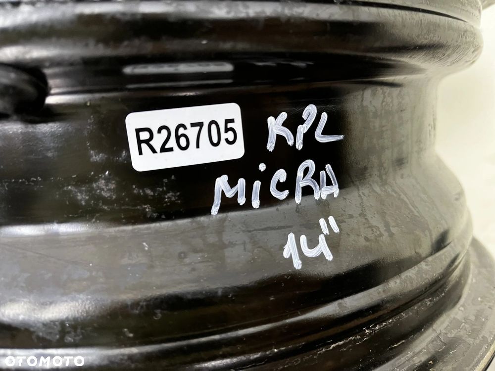 Felgi stalowe Nissan Micra III K12 03-10r. 5jx14 4x100 ET45 CH60 14 cali ORYGINALNE KOMPLET 40300ax6 - 23
