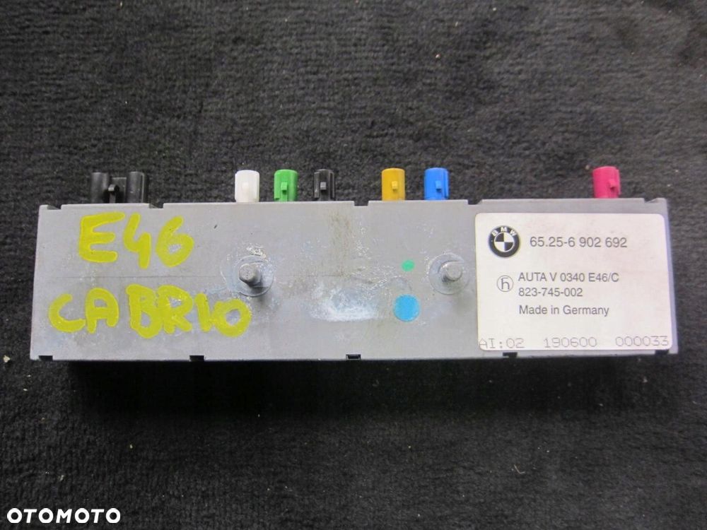 BMW E46 CABRIO WZMACNIACZ ANTENOWY ANTENA 6902692 - 3