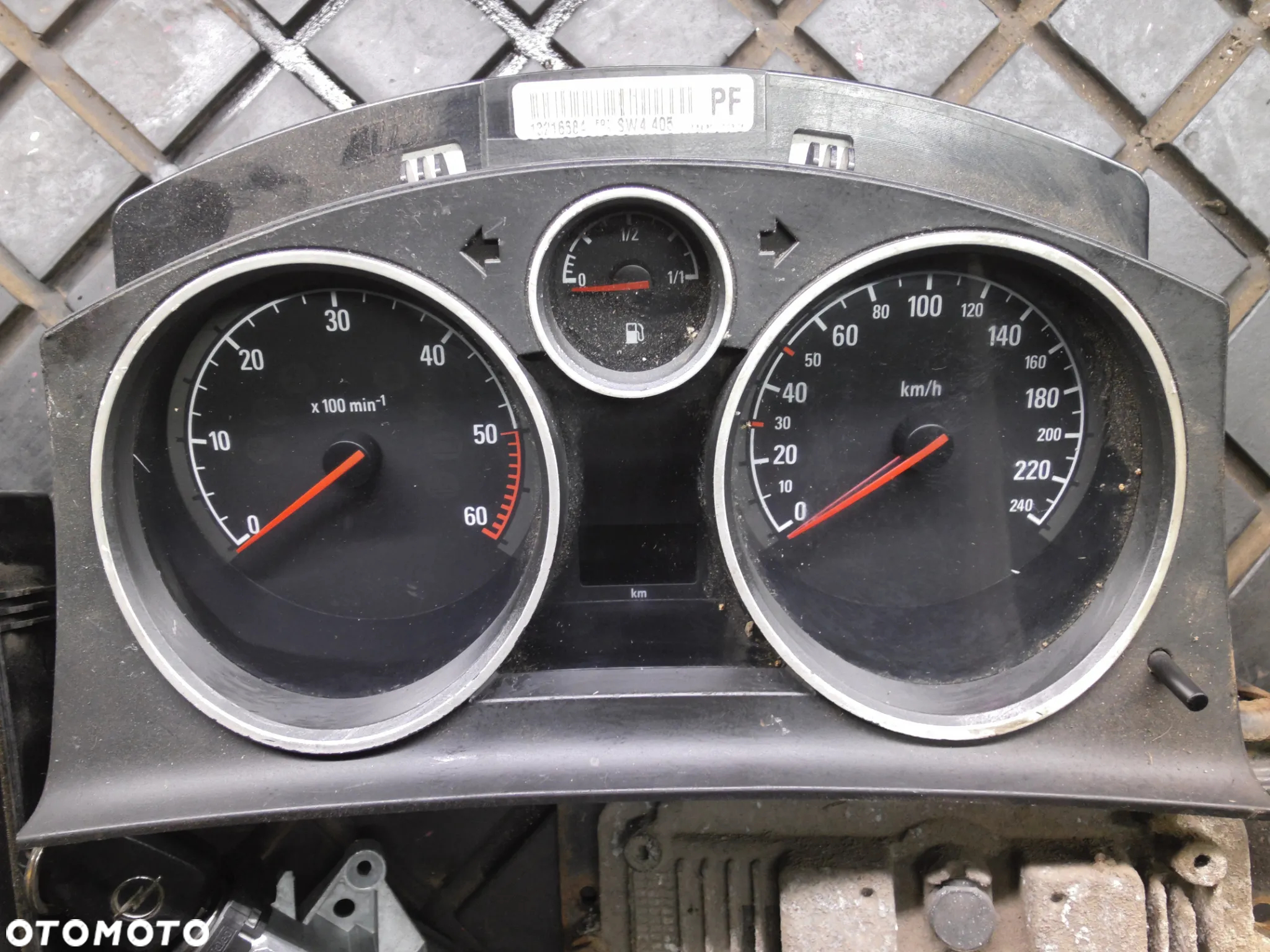 OPEL ASTRA H  1.9 CDTI STEROWNIK ZESTAW STARTOWY 0281012549 55198922 - 5