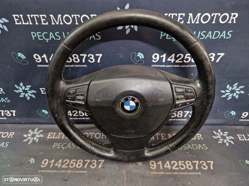 Volante usado pele com airbag BMW SERIE 5 F10 F11 - 4