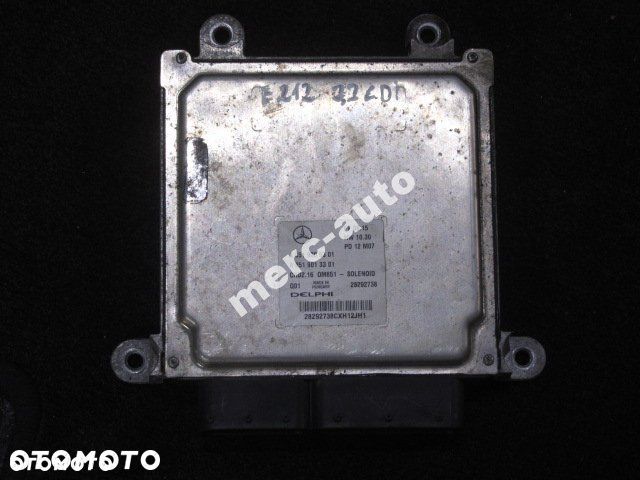 Mercedes om 651 komputer silnika 2,2 cdi sterownik - 1