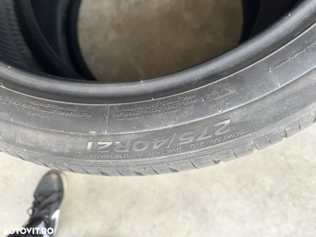 vând 2 anvelope 275/40/21 hankook de vară cu runflat second - 6