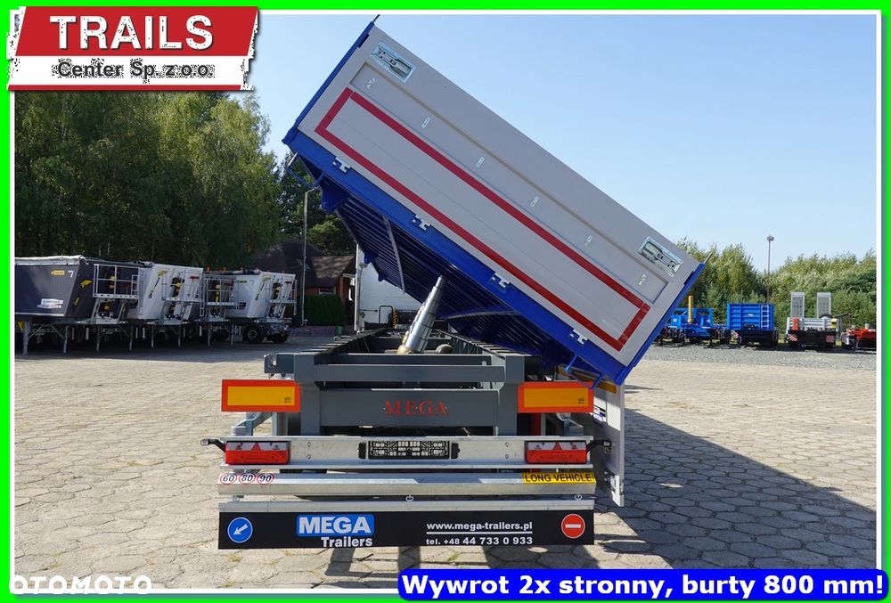 Inny Wywrotka 2x strony, platforma 12,60 m, burty ALUM 600/800 mm !!! - 8