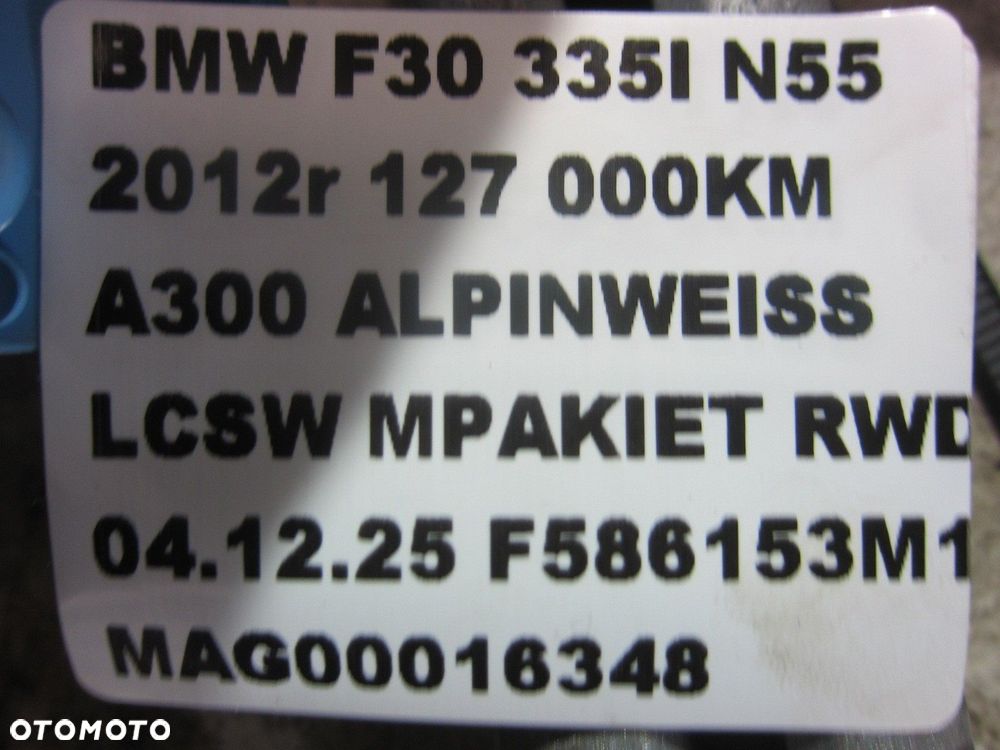 BMW 3 F30 F10 F01 F15 F25 306KM N55 POMPA OLEJU OLEJOWA 7519870 11417613549 - 14
