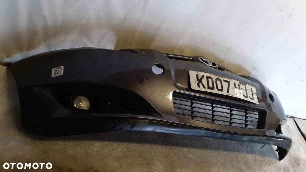 } ZDERZAK PRZÓD PRZEDNI TOYOTA AURIS I 1 SZARY GRAFITOWY HALOGENY DO MALOWANIA ! - 4
