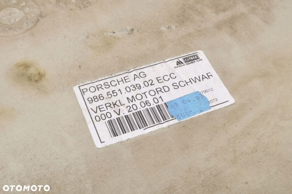 PORSCHE BOXSTER 986 PODŁOGA WYKŁADZINA BAGAŻNIKA - 6