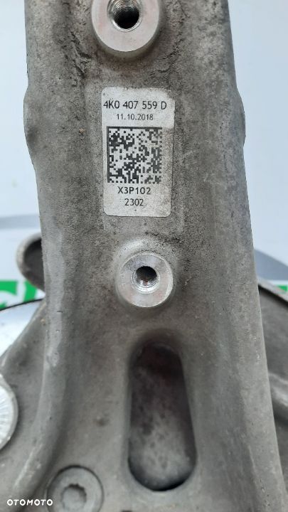 AUDI A6 C8 ZWROTNICA TARCZA ZACISK HAMULCOWY 4K0407559D 4K0407560D - 14