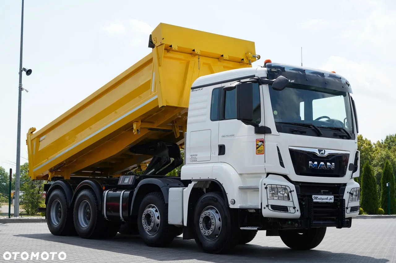 MAN TGS 41.460 / 8x8 / WYWROTKA / 2 STRONNA / BORDMATIC / HYDROBURTA / MEILLER KIPER /  / OPONY 100% / EURO 6 / 2017 R / SPROWADZONA - 2