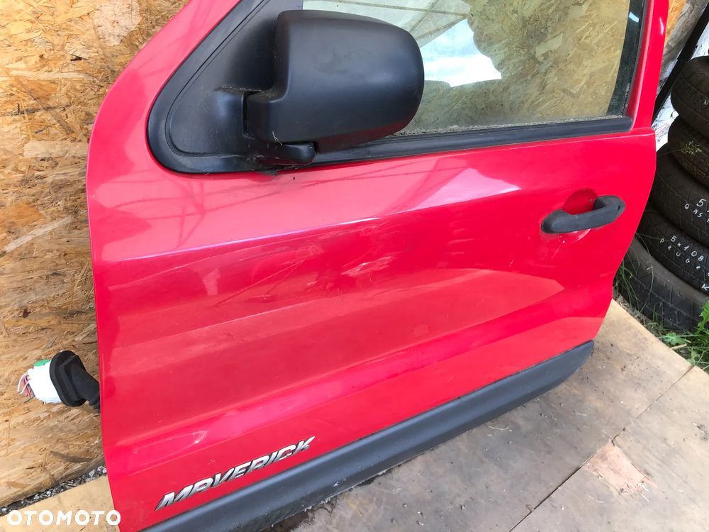 A75. Drzwi Lewy Przód Ford Maverick II Escape I Czerwone (2001 –) - Wysyłka - 3